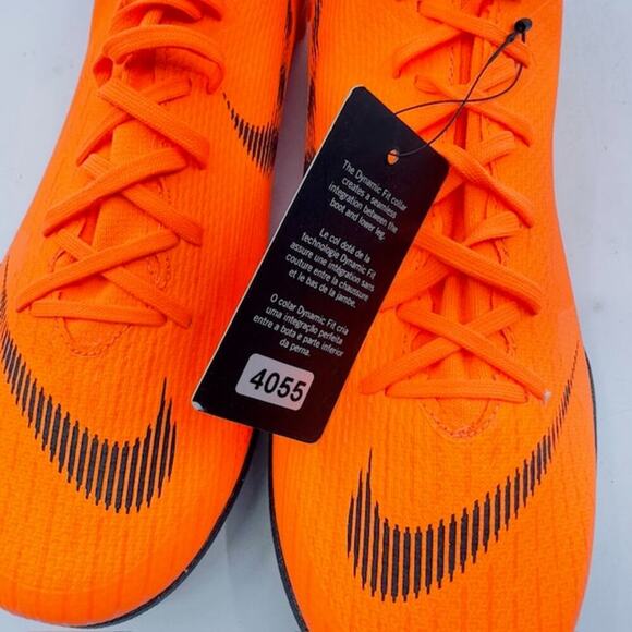 NEW Nike MercurialX SuperflyX 6 Academy TF Shoes AH7370-810 Orange Mens 9.5 - Picture 3 of 8